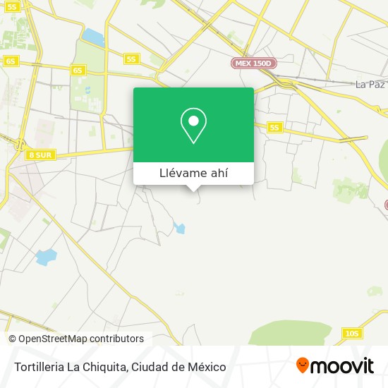 Mapa de Tortilleria La Chiquita