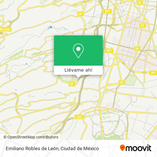 Mapa de Emiliano Robles de León