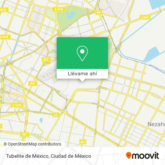 Mapa de Tubelite de México
