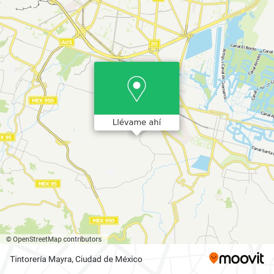 Mapa de Tintorería Mayra