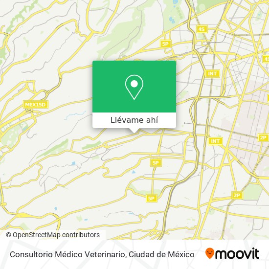 Mapa de Consultorio Médico Veterinario