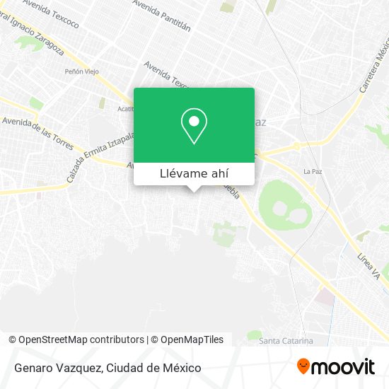 Mapa de Genaro Vazquez