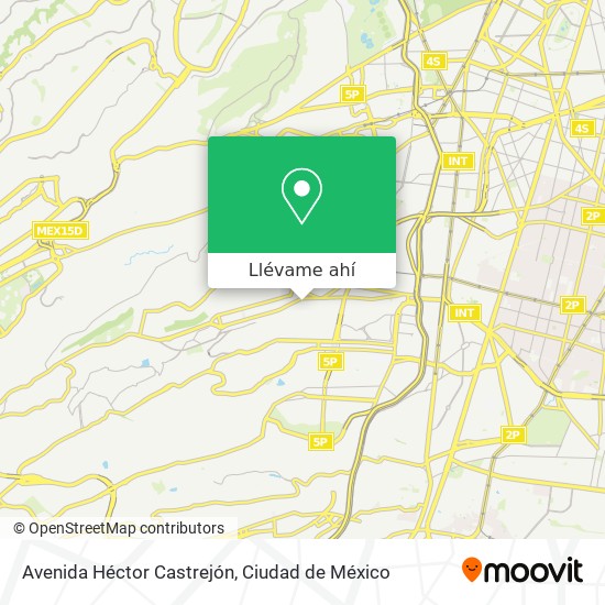 Mapa de Avenida Héctor Castrejón