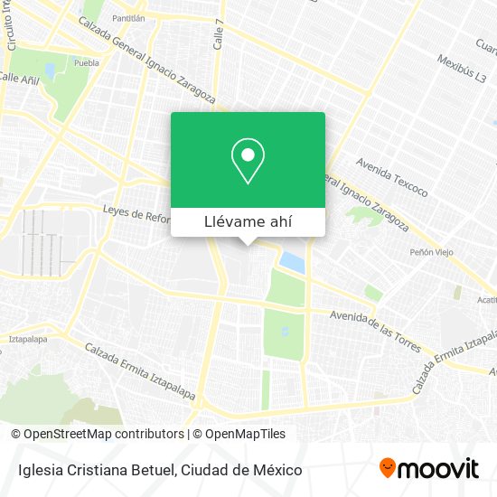 Mapa de Iglesia Cristiana Betuel