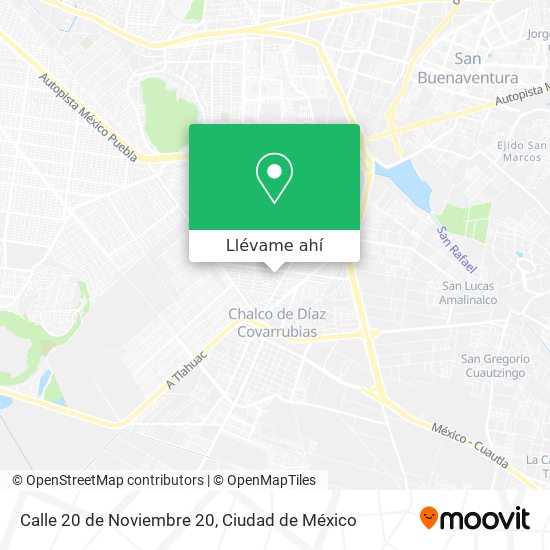 Mapa de Calle 20 de Noviembre 20