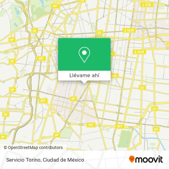 Mapa de Servicio Torino