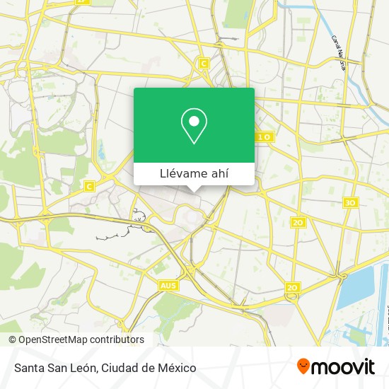 Mapa de Santa San León