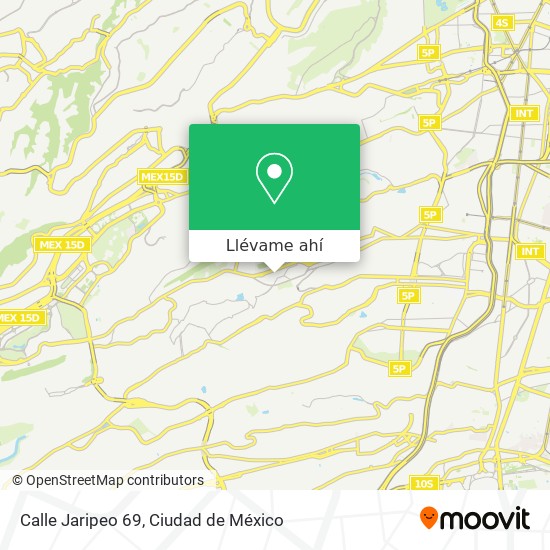 Mapa de Calle Jaripeo 69