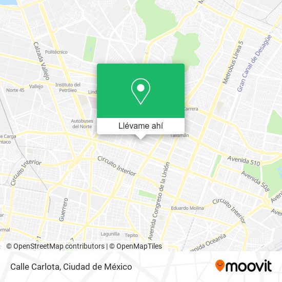 Mapa de Calle Carlota