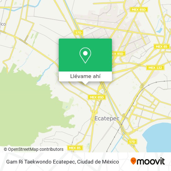 Mapa de Gam Ri Taekwondo Ecatepec