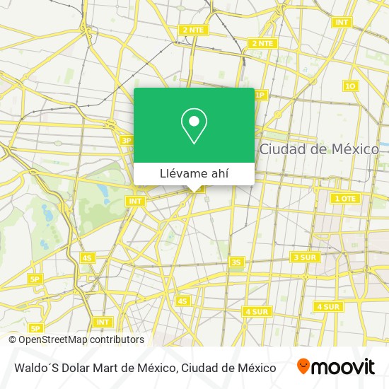 Mapa de Waldo´S Dolar Mart de México