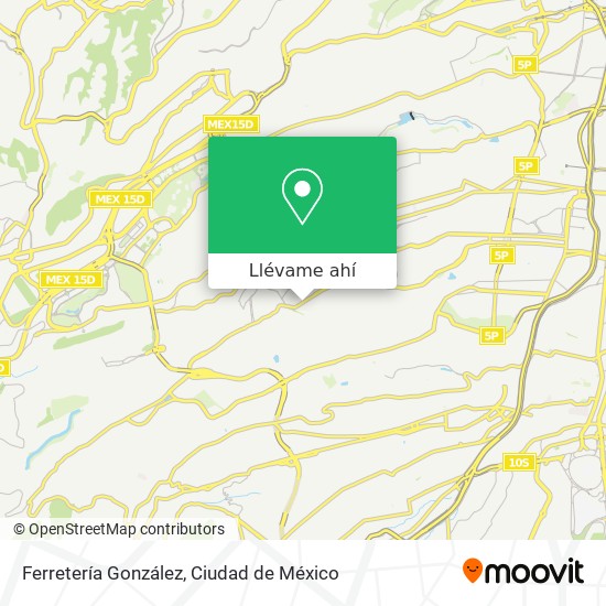 Mapa de Ferretería González