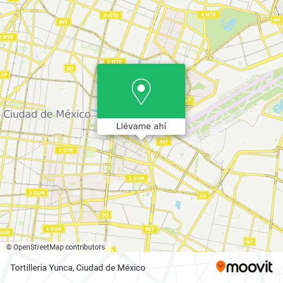 Mapa de Tortilleria Yunca