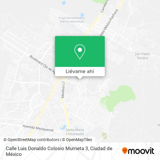 Mapa de Calle Luis Donaldo Colosio Murrieta 3