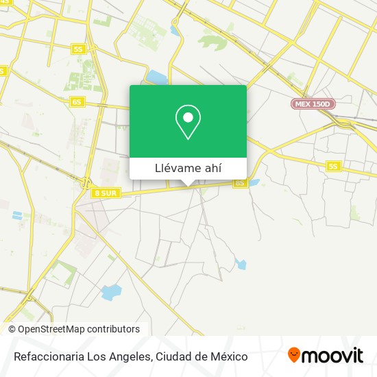 Mapa de Refaccionaria Los Angeles