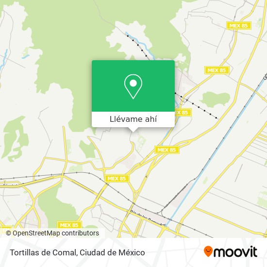 Mapa de Tortillas de Comal