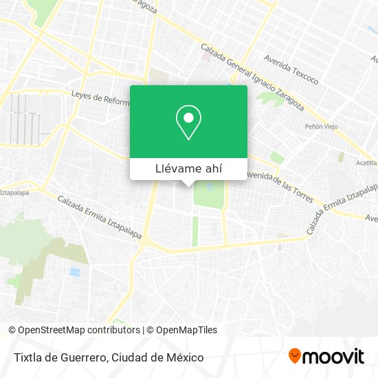 Mapa de Tixtla de Guerrero