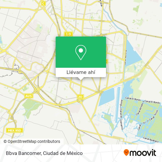 Mapa de Bbva Bancomer