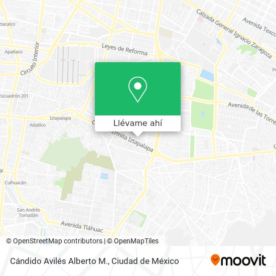 Mapa de Cándido Avilés Alberto M.