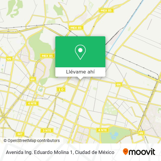 Mapa de Avenida Ing. Eduardo Molina 1