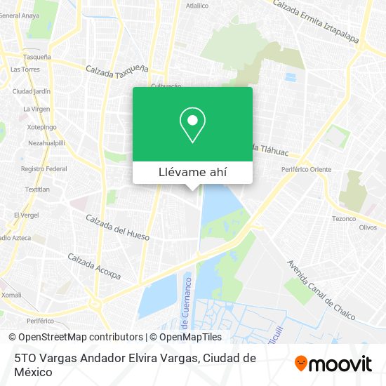 Mapa de 5TO Vargas Andador Elvira Vargas