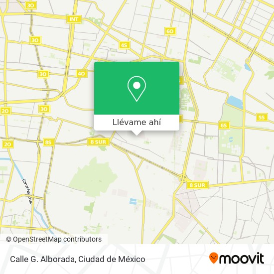 Mapa de Calle G. Alborada