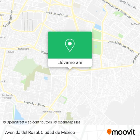 Mapa de Avenida del Rosal