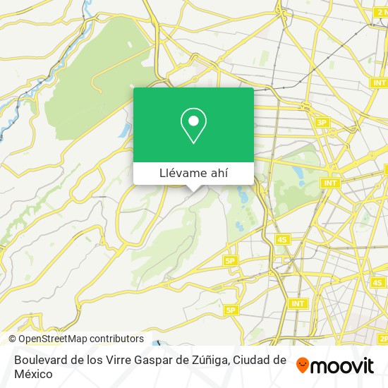 Mapa de Boulevard de los Virre Gaspar de Zúñiga