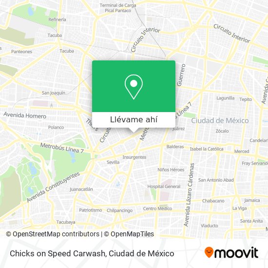 Mapa de Chicks on Speed Carwash