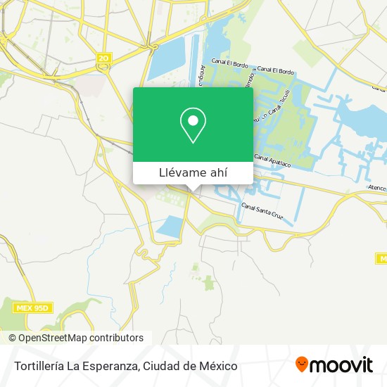 Mapa de Tortillería La Esperanza