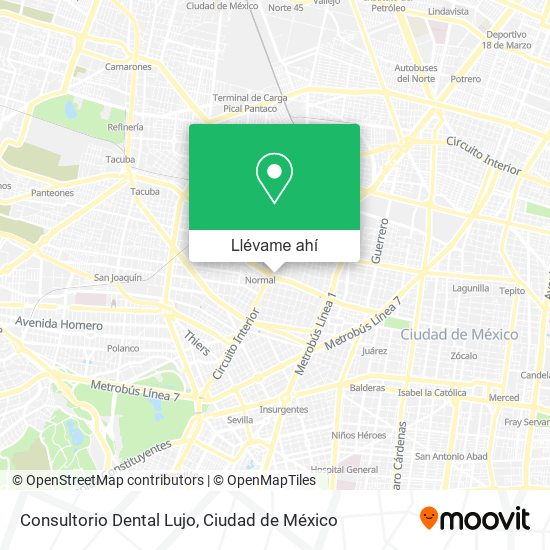 Mapa de Consultorio Dental Lujo