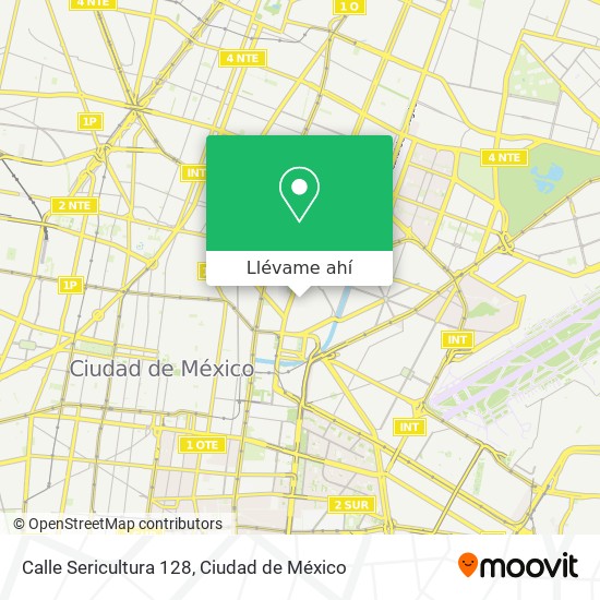 Mapa de Calle Sericultura 128