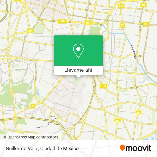 Mapa de Guillermo Valle