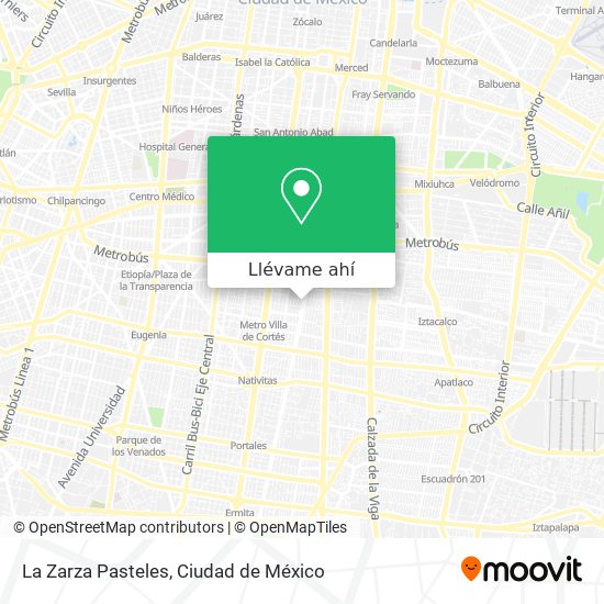 Mapa de La Zarza Pasteles