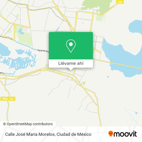 Mapa de Calle José María Morelos