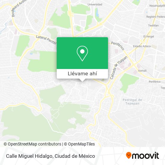 Mapa de Calle Miguel Hidalgo