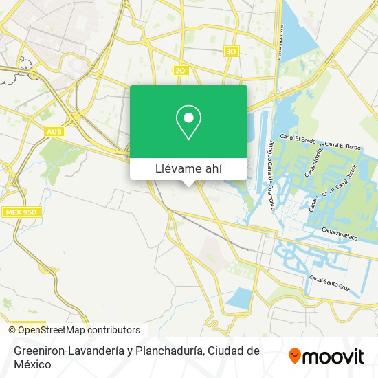 Mapa de Greeniron-Lavandería y Planchaduría