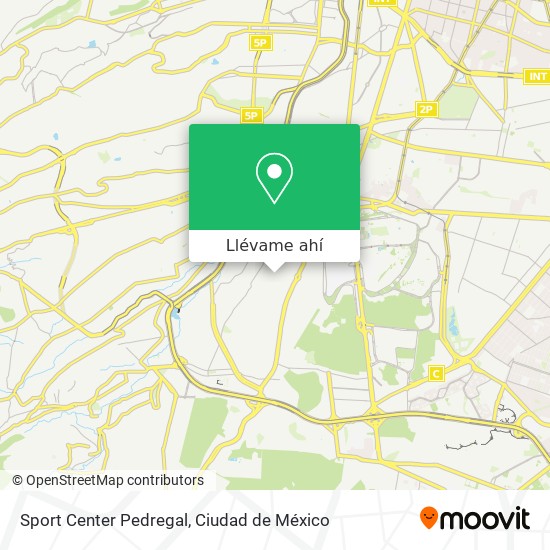 Mapa de Sport Center Pedregal