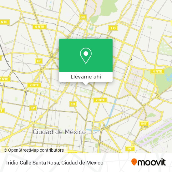 Mapa de Iridio Calle Santa Rosa