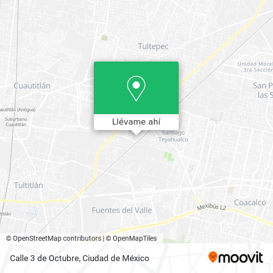 Mapa de Calle 3 de Octubre