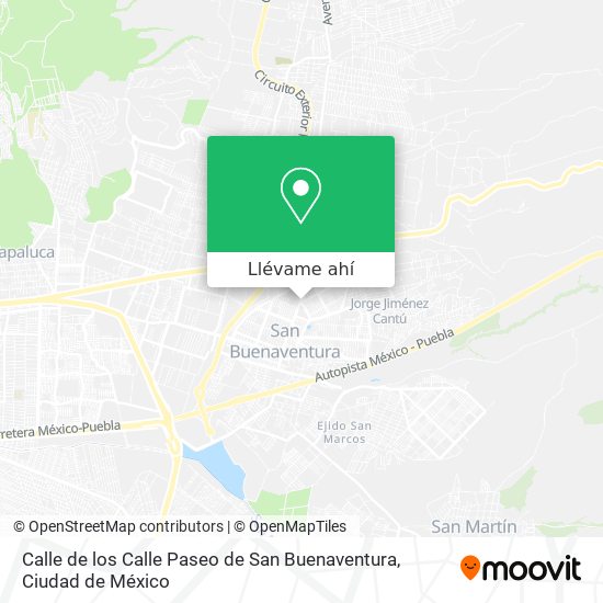 Cómo llegar a Calle de los Calle Paseo de San Buenaventura en La Paz en  Autobús?