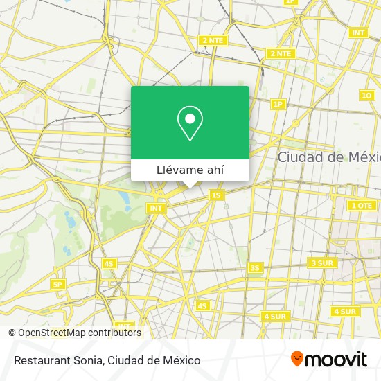 Mapa de Restaurant Sonia