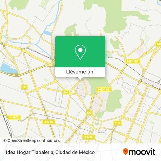 Mapa de Idea Hogar Tlapaleria