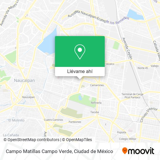 Mapa de Campo Matillas Campo Verde