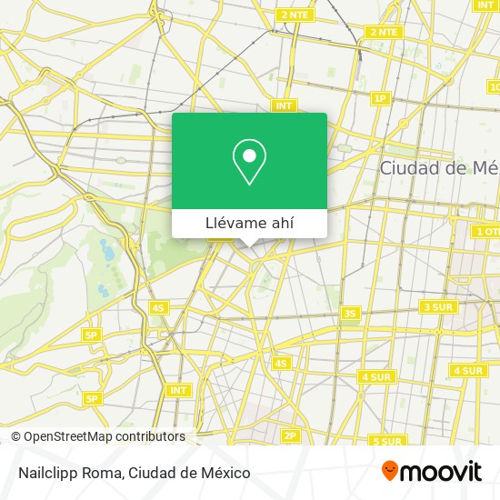 Mapa de Nailclipp Roma