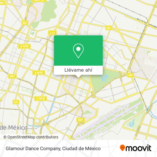 Mapa de Glamour Dance Company