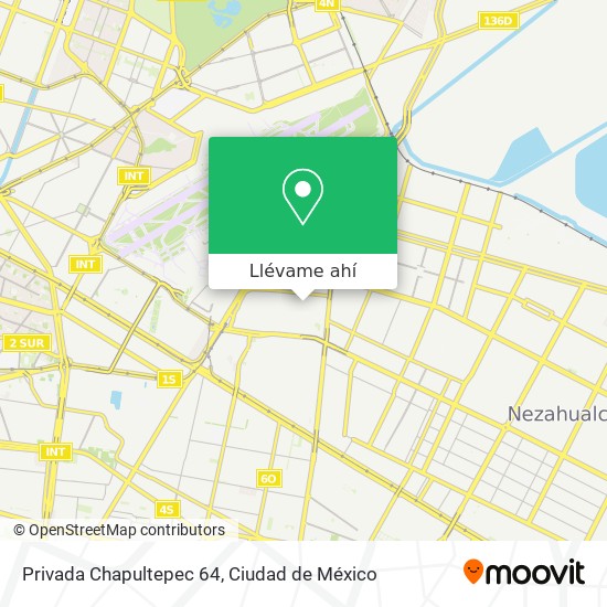 Mapa de Privada Chapultepec 64