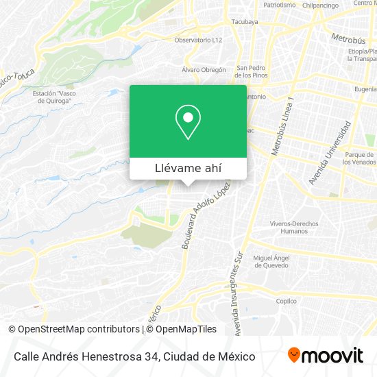 Mapa de Calle Andrés Henestrosa 34