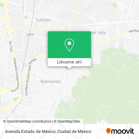 Mapa de Avenida Estado de México