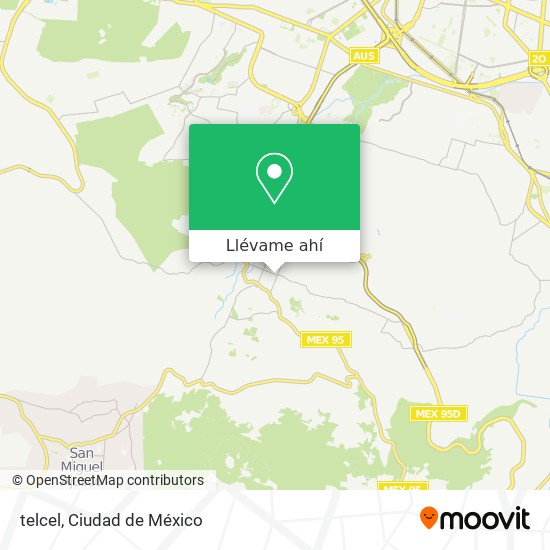 Mapa de telcel